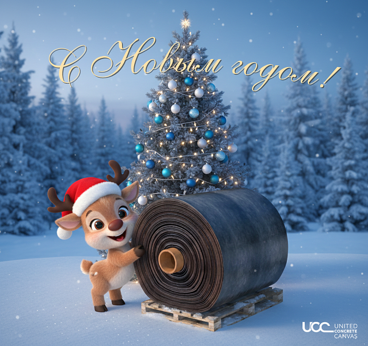 United Concrete Canvas поздравляет с Новым годом!