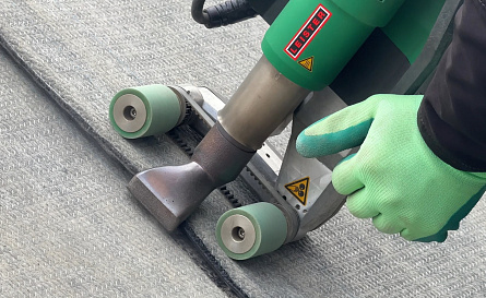 Завершен проект по укладке Concrete Canvas в Кыргызстане